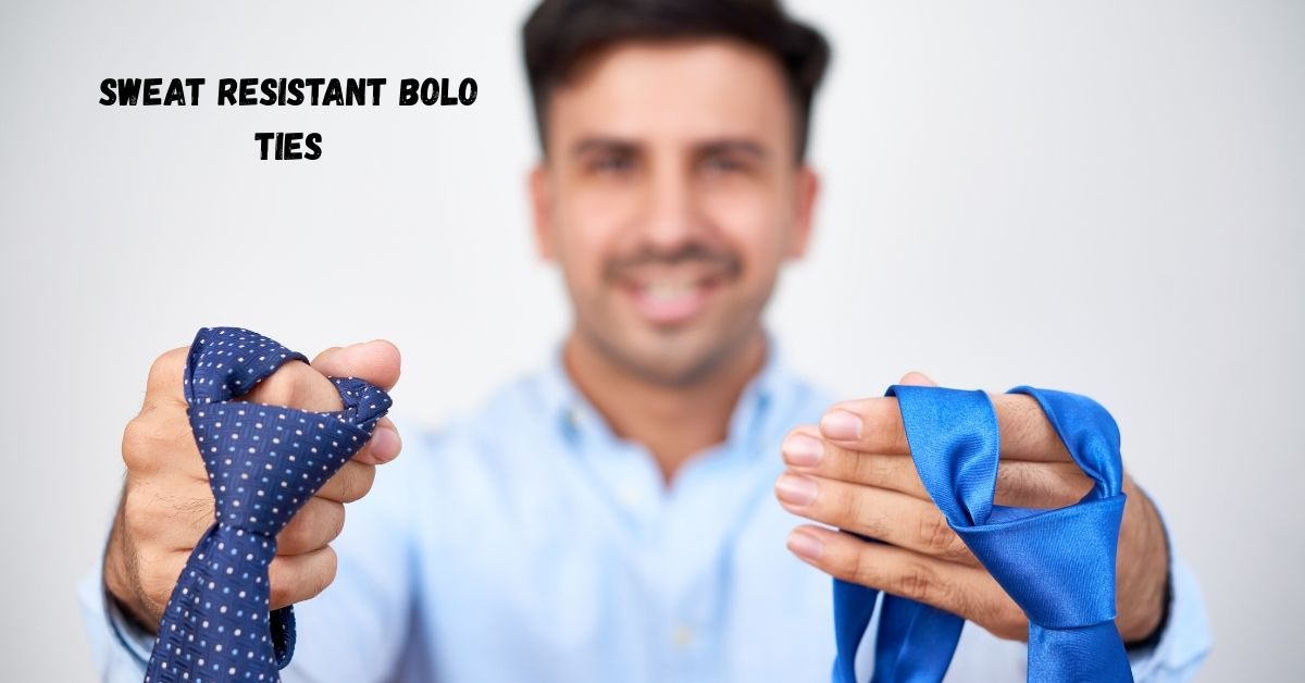 sweat resistant bolo ties